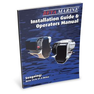 Beta Marine E-Drive Seagoing Installation Guide & Operators Manual